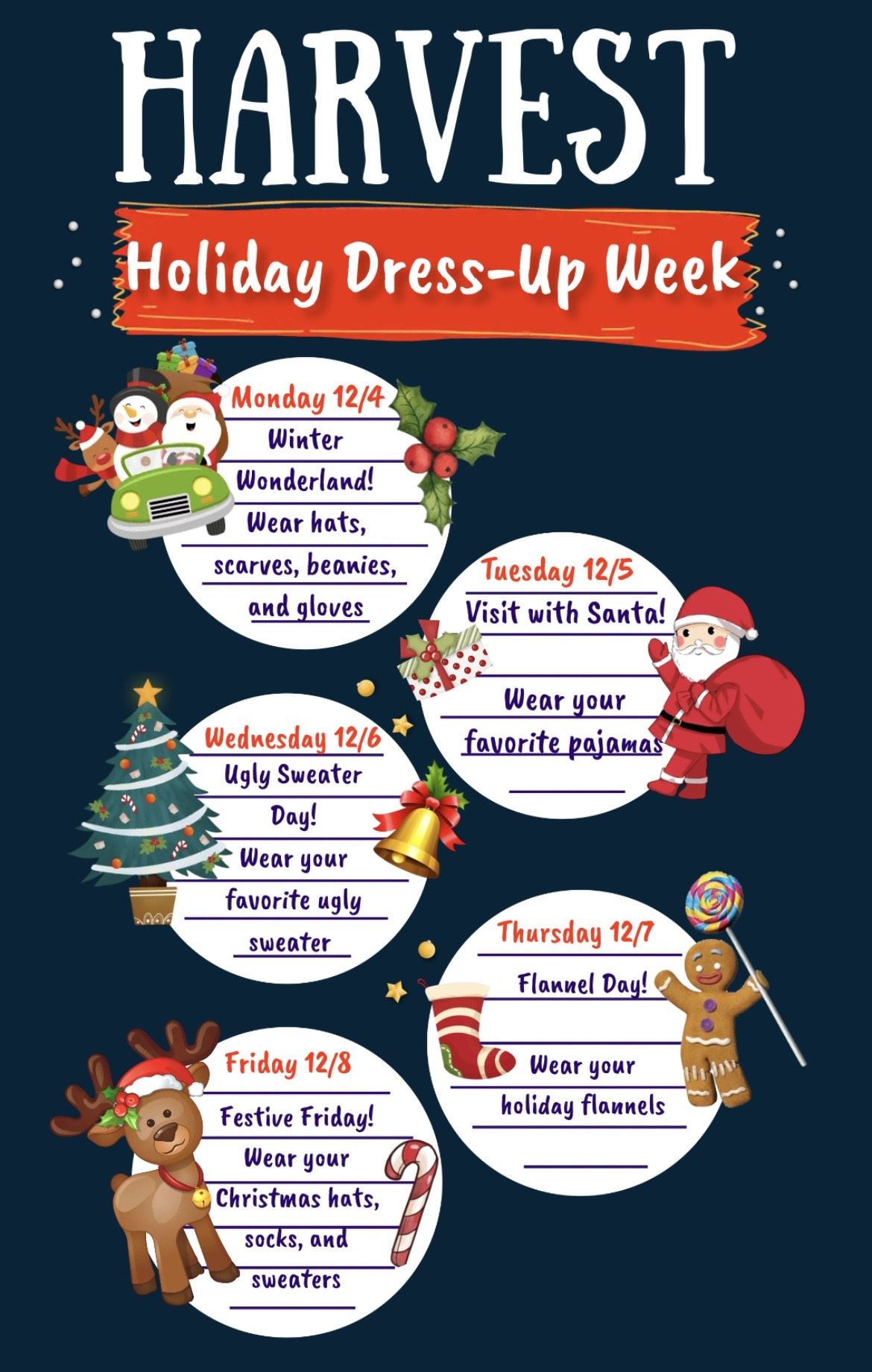  dress up flyer